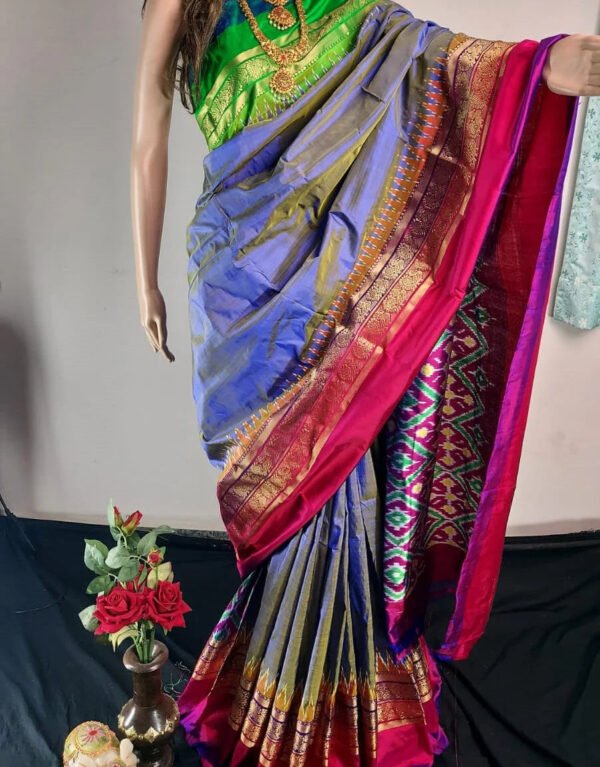 Pochampally ikkat silk saree /Sarees/ Ikkat sarees/ Ikat sarees/ silk sarees/Handwoven saree