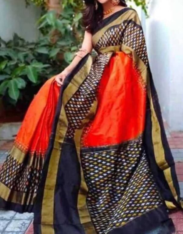 Pochampally ikkat silk saree /Sarees/ Ikkat sarees/ Ikat sarees/ silk sarees/Handwoven saree