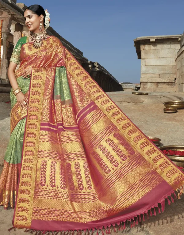 Kodali Karuppur Inspired Kanchipuram Revival Silk Saree