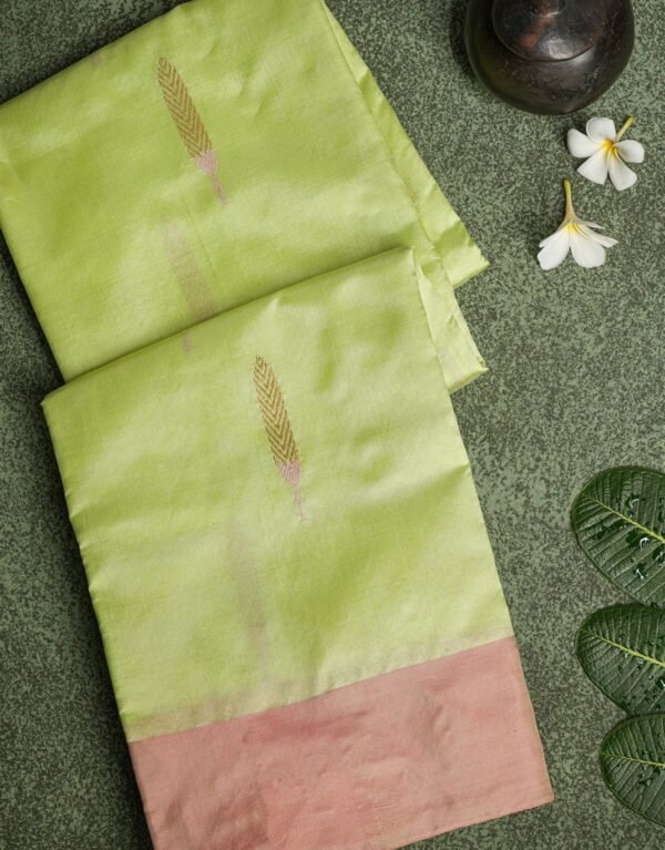 Chanderi Silk Light Green Saree