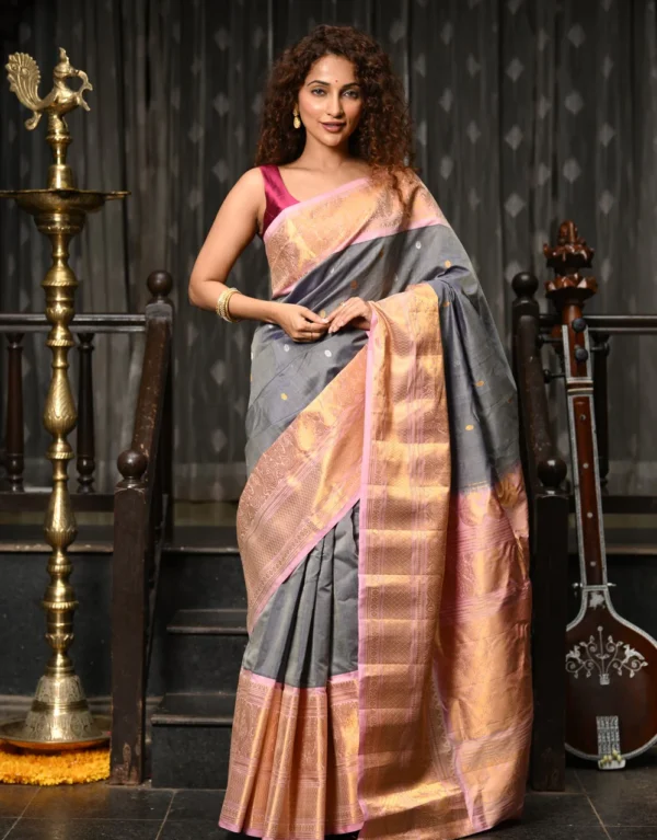 Gadwal Pure Silk Handloom Saree