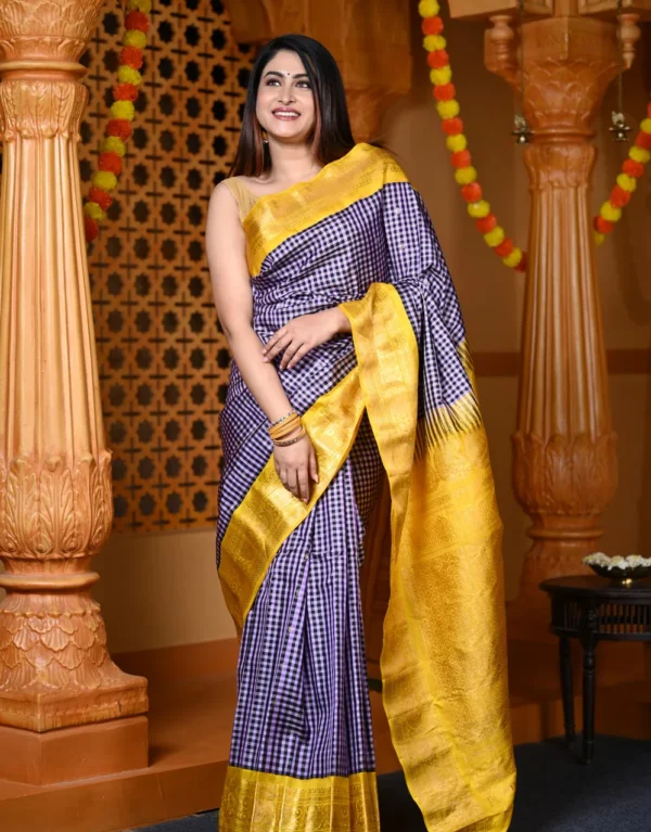 Gadwal Pure Silk Handloom Saree