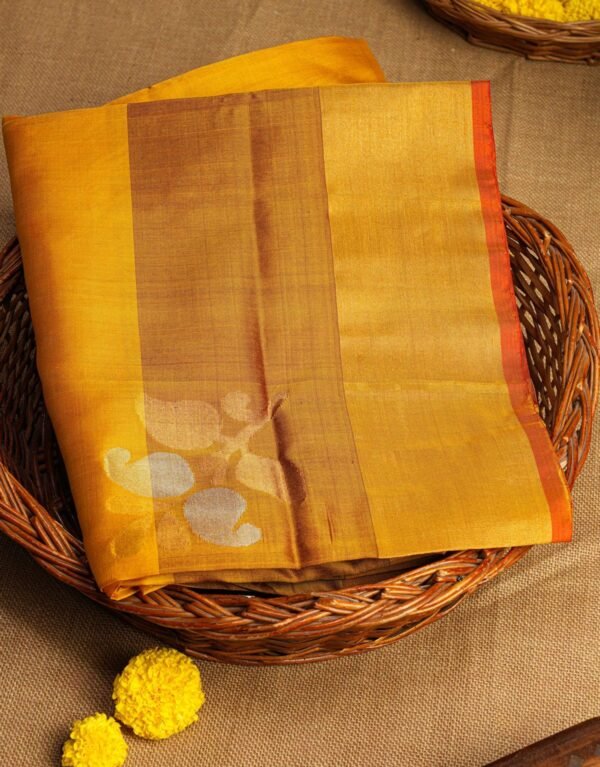 Banarasi Silk Yellow Saree
