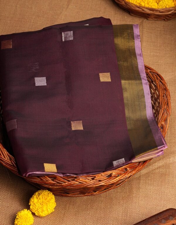 Banarasi Silk Brown Saree