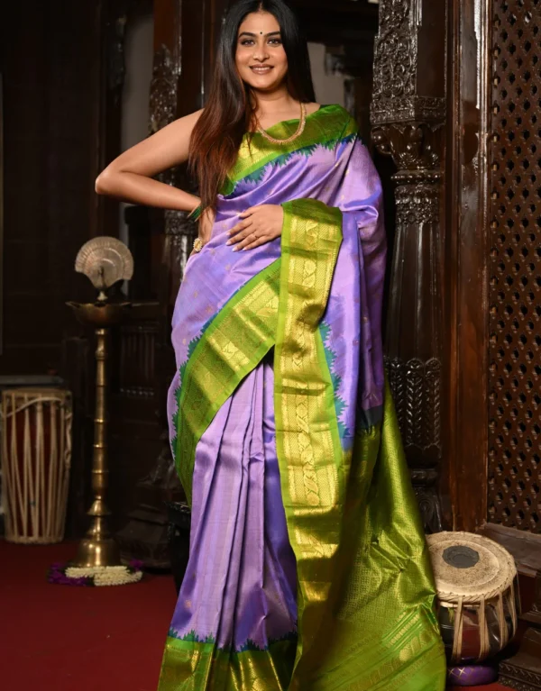 Gadwal Pure Silk Handloom Saree
