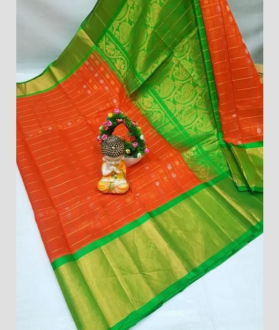kuppadam pattu Green saree