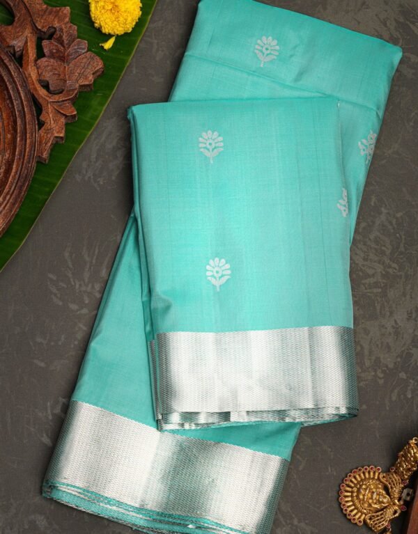 Banarasi Silk Sky Blue Saree